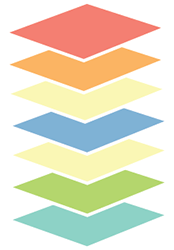  Image of the seven principal bathymetry layers